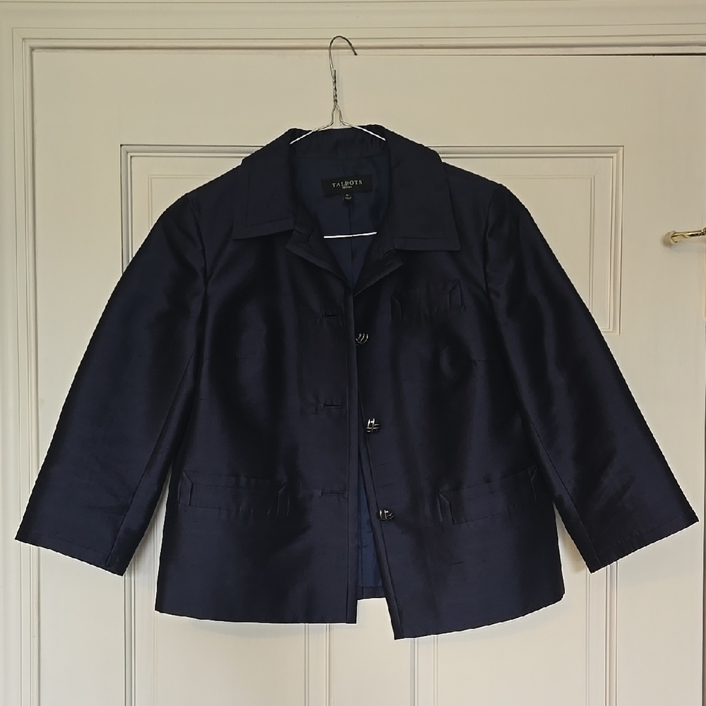 Talbots Navy Blue Blazer